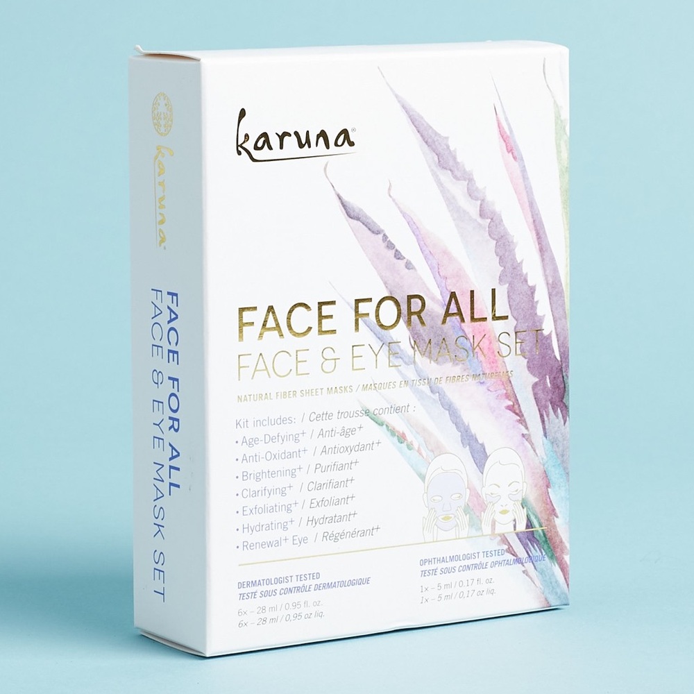 Karuna Face and Eye Mask Set - Fab Fit Fun ✨